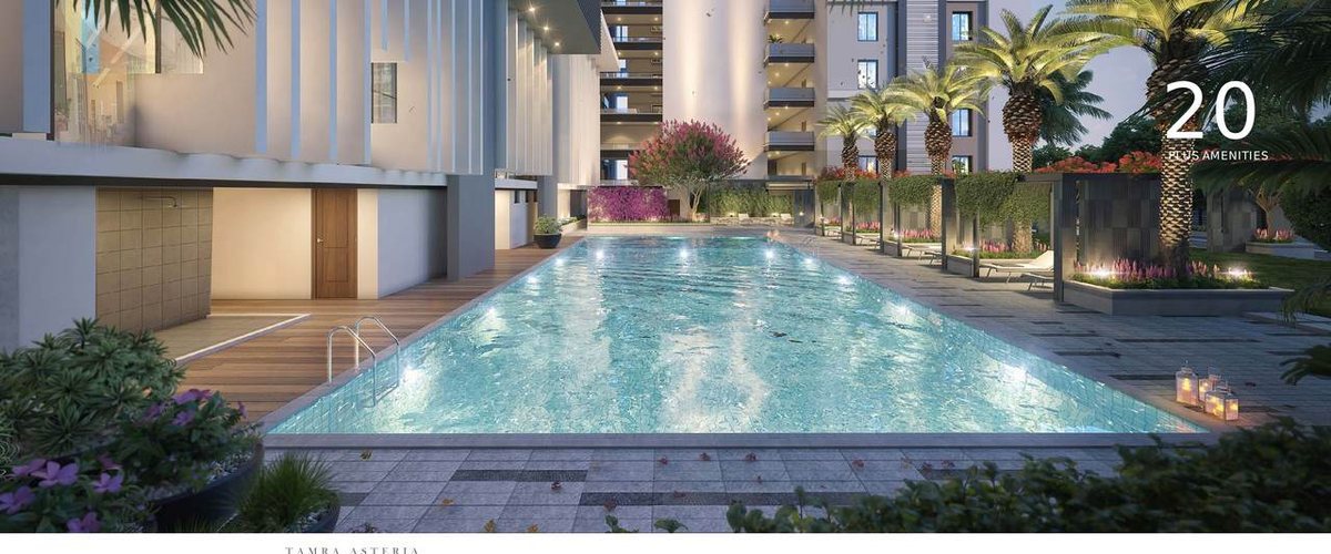 Pool at night