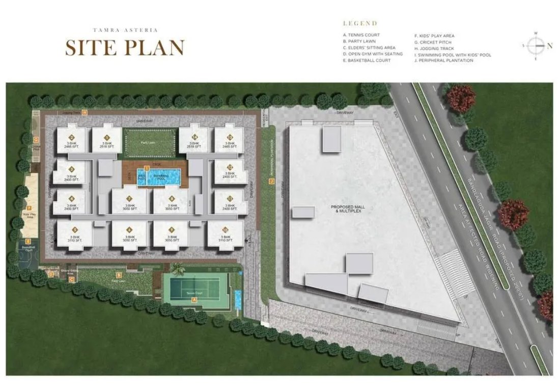 Tamra Asteria site plan